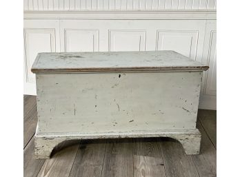 Country White Painted Pine Blanket Box
