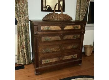 Antique Chest With Mirror
