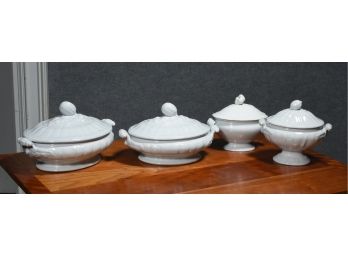 Ironstone Covered Vegetables And Soup Tureens