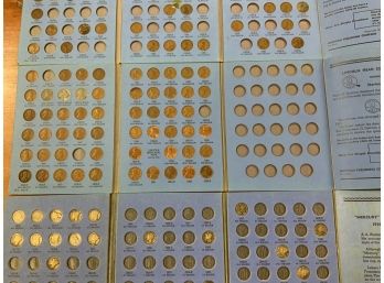 Coins: Lincoln Head Pennies And Mercury Dimes