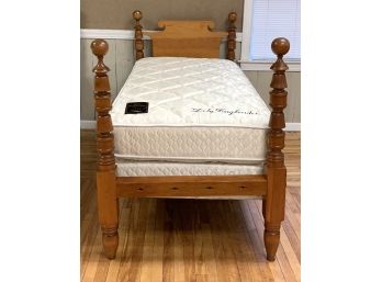 Antique NH Single Bell And Ball Bed