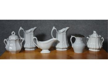 Six Pieces Of Ironstone