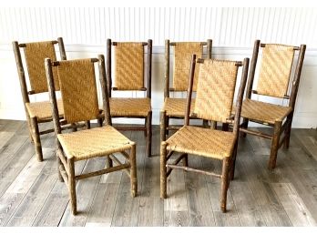 Old Adirondack Style Hickory Chairs