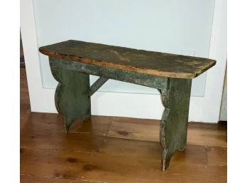 Early Painted Bench