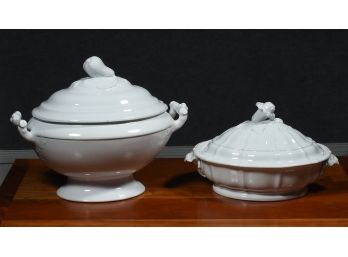 Ironstone Covered Soup Tureens