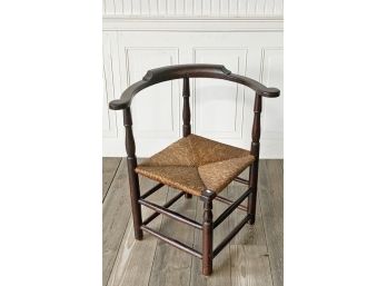 Country Queen Anne Corner Chair