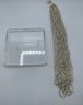 Vintage Clear Silver Cased Glass Seed Beads Hank, Snowhill Auctions, 120 Lots, Closes 28 At 8:15