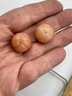 2 Vintage Large Rose Quartz Carved Beads, Chinese, Snowhill Auctions, 120 Lots, Closes 2/8 At 8:15