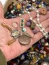 Large Beads Lot, Antique To Newer, Glass, Metal, Findings, Snowhill Auctions, 120 Lots, Closes 2/8 At 8:15