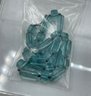 Antique Aqua Blue Glass Beads Lot, Snowhill Auctions, 120 Lots, Closes 2/8 At 8:15