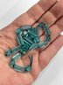 Antique Aqua Blue Glass Beads Lot, Snowhill Auctions, 120 Lots, Closes 2/8 At 8:15