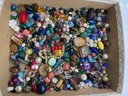 Large Lot Of Antique, Vintage Beads, Years Of Beads Tossed In The Box. Beads Lot, Snowhill Auctions, 120 Lots,