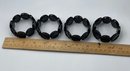 Black Plastic Stretch Bracelets Ready For Embellishments. Beads Lot, Snowhill Auctions, 120 Lots, Closes 2/8 A