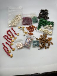 Vintage Lot Of Glass Beads
