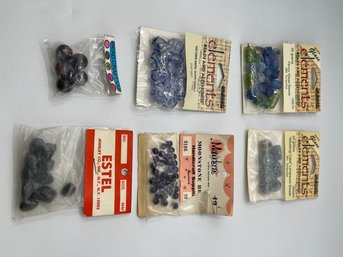 Vintage In Original Packages Glass Beads Snowhill Auctions, 120 Lots, Closes 2/8 At 8:15 PM ET