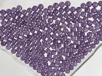 Amethyst Beads, Ball Beads, Small Amethyst Ball Beads, Snowhill Auctions, Closes 2/8 8:15pm ET