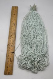 Super Large Multi Hanks Of Light Blue Seed Beads,  Snowhill Auctions, Closes 2/8 At 8:15pm ET