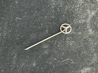 Vintage Sterling Silver Mercedes Benz Stick Pin. Free Ship, 120 Lots, Snowhill Auctions,