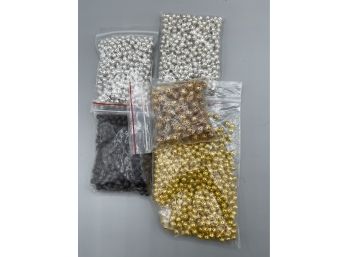 Filigree Beads, Gold, Silver, Bronze - Variety Of Sizes For Jewelry Making