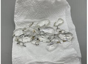 Vintage Chandelier Teardrop Crystals.