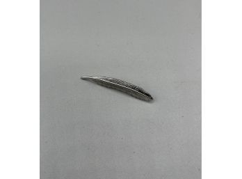 Sterling Silver Feather Pin - For Your Cap!