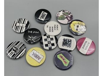 Another Lot Of Punk/Rock Buttons - Home Made?  Some Good Bands