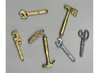 Vintage Miniature Tool Charms - Some Articulated