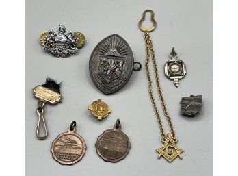 Lot Of Medals,  Mostly Vintage, Military, Tie Chain,