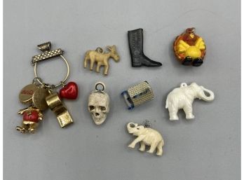 Vintage Plastic Charms And Coca Cola Charm Pendant, Advertising Shoe