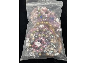 Bag Of Strethcy Bracelets, All Priced $3 - Kids, Teens, Glass Beads, Plastic Beads