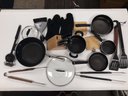 Assorted Kitchen And Barbecue Tools Pots & Pans Knifeblock