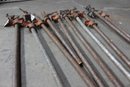 Lot Of 10 Woodworking Pipe Clamps