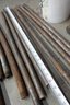 Lot Of Pipes And Woodworking Clamp Hardware