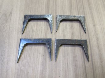 Four OSBORNE 89 2 1/2 Inch Pinch Dogs Woodworking Tools