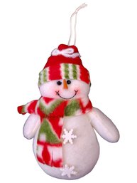 Cute Stuffed Snowman Ornament
