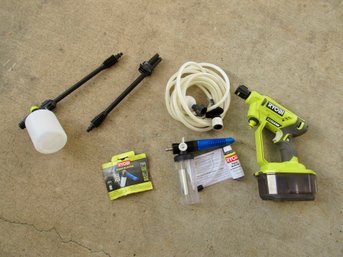 RYOBI ONE 18V EZClean 320 PSI 0.8 GPM Cordless Battery Cold Water Power Cleaner