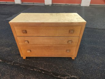 Vintage Antique Wooden Dresser 3 Drawers 3'10.5'x1'9.25'x2'9.75'