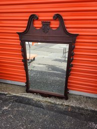 2'7'x4'0.5' Vintage Antique Ornate Wood Frame Mirror