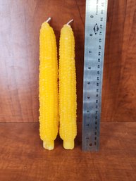 Lot Of Decorative Large Wax Corn Shaped Candles