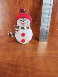 Snowman Light Up Tchotchke Holiday Seasonal Decor