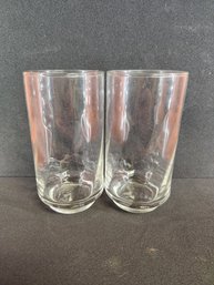 Pair Of 5' Swirly Drinking Glasses