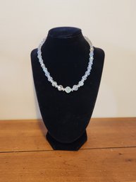 Vintage 1960's Aurora Borealis Crystal Necklace