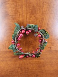 Pomegranate And Berry Christmas Winter Decor Wreath