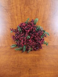 Holly Currant Berry Wreath Christmas Winter Holiday Decor