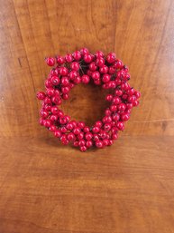 Glazed Pomegranate Wreath Holiday Winter Christmas Decor #2