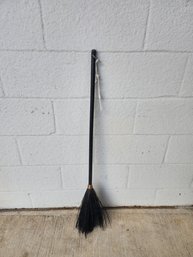 Vintage Halloween Decor Witch's Broomstick Black Broom