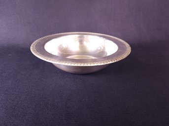 Aniston Fine Silver Plate 10' Swirl Rimmed Bowl