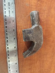 Unmarked Vintage Claw Hammer Head