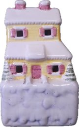 Porcelain Hand Painted Christmas Village House