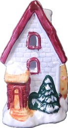 Hand Painted Christmas Village Water Mill